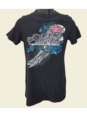 Hot Leathers 2015 Sturgis Motorcycle Rally Womens T-Shirt Medium